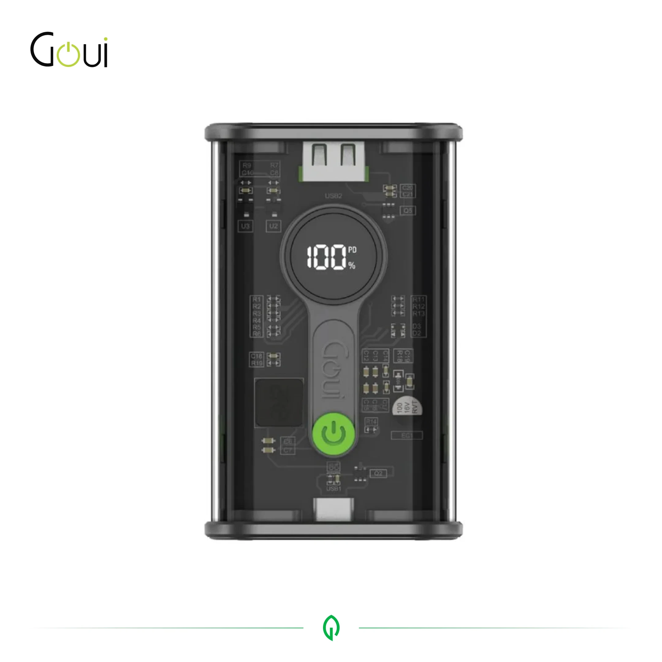 Goui Nano Pro PowerBank 10000 mAh 22.5W - Transparente